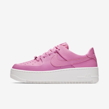 Nike Air Force 1 Sage Low - Sneakers - Pink/Hvide | DK-90073